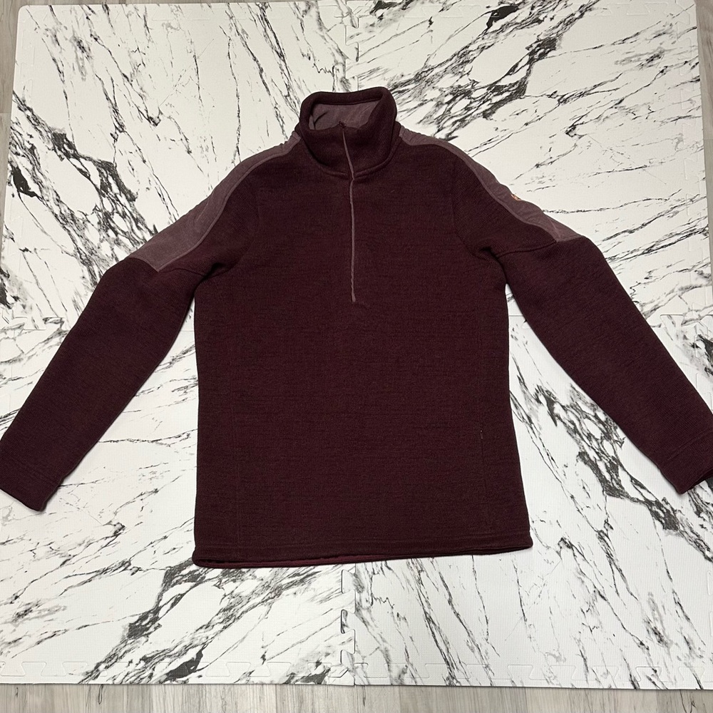 Under Armour Women's Wintersweet 2.0 Pullover- Burgundy-Small